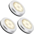 Miniatyrbillede 1 af 5: Indendørs bevægelsessensor natlampe, LED batteridrevet lampe, automatisk tænd/sluk 3 m lim (3 stk, varmt hvid)