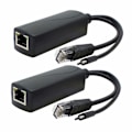 Miniatyrbilde 1 av 4: 2-pak Gigabit PoE-splitter, 48V til 5V 2.4A Micro USB Ethernet-adapter, fungerer med Raspberry Pi 3B+, IP-kamera og mer