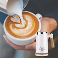 Miniatyrbild 2 av 5: Elektrisk mjölkskummare - Automatisk mjölkskummare & värmare för kaffe, latte, cappuccino, andra krämiga drycker - 4 inställningar för kallt skum