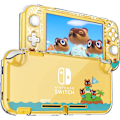 Pikkukuva 1 / 5: Suojaava kotelo Nintendo Switch Litelle, kova PC-suoja, läpinäkyvä, iskunkestävä, jaettu kotelo Animal Crossing -kuviolla