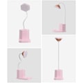 Miniatyrbilde 3 av 5: Bordlampe, varmt hvitt lys USB oppladbar justerbar berøring