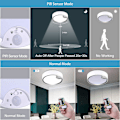 Miniatyrbilde 3 av 5: CNA LED bevegelsessensor taklampe batteridrevet I