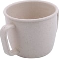 Miniatyrbild 4 av 5: Tvåhandsfatt mugg i enfärgad drickskopp Mjölk Kaffe mugg porslin för hemmet, praktisk och populär Beige