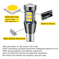 Miniatyrbillede 3 af 5: T15 W16W 12V-24V (2-pak) LED-bilpære 921 912, 800 lm hvid 6500K, til bilens LED-baklygter, parkering, baklygter.