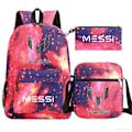Pikkukuva 1 / 5: Jalkapallo Messi -reppu 3 osaa Light Yellow