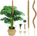 4-pack Trädgårdspinnar för Monstera deliciosa, Klätterstöd, Böjbara Formbara Mossapinnar, Pothos och Klätterväxter-FA6-