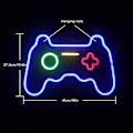 Miniatyrbild 3 av 5: Spelformad Neon Skylt Led Vägg Neonljus Coola Natt Skyltar Usb