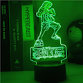 Miniatyrbild 1 av 4: Nattlampor presenter, 3d-lampor presenter med 16 färger som ändras, touch och fjärrkontroll en PC-19