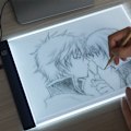 Miniatyrbillede 5 af 7: A4 LED Lysbord - Lysbord / Lysplatta - Portabel white 600