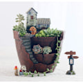 Miniatyrbild 5 av 5: Kreativa växter Blomkruka Blomster Konstgjord Diy Matväxter