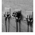 Miniatyrbild 4 av 5: 4-pack rakbladshållare krokar - multifunktionella badrumskrokar