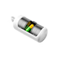 Miniatyrbilde 1 av 5: Medisindispenser, pilledeler, pilleesker, hver med 3 rom per dag, BPA-fri white