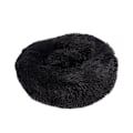 Miniatyrbillede 2 af 10: Queta Katteseng, Smuk Dyreseng, Lille Hundeseng Kæledyrsseng Plys Blød Rund Katteseng (50cm) black-FA2- black Diameter 50 cm