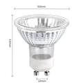 Miniatyrbilde 2 av 5: BB GU10 halogenlamper 35W dimbar, 220V GU10 halogenstrålkastare 2 stift, 400 LM, 2800K varm med (3 stk, hvit)