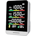 Miniatyrbild 1 av 10: Indoor Air Quality Detector Carbon Dioxide Meter Digital Display-XF7-