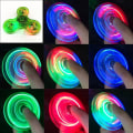 Miniatyrbillede 2 af 2: LED Lys Fidget Spinner Hånd Top Spinner EDC Spiner Finger Stress Relief Legetøj Børn Voksen Legetøj