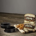 Miniatyrbillede 3 af 5: CSBP-100, 3 i 1 fyldt hamburgerpresse, sort