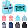Miniatyrbillede 6 af 11: Rygsæk Opbevaring Indsækspose Indre Pose Lomme Sortering Pose Liner Organizer Gray