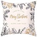 Miniatyrbild 1 av 2: 18' julrosa fodral Snowflake Case Soffa Heminredning #12