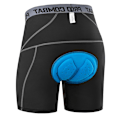Pikkukuva 4 / 5: Miesten 3D-pehmustetut MTB-pyöräilyhousut hengittävät Musta-Harmaa Black-Grey XL