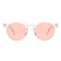 Pikkukuva 2 / 4: Polarisoidut aurinkolasit naisille vintage pyöreät - Klassinen retro ympyrä sävytetyt 90-luvun aurinkolasit unisex UV400 suojaus Pink