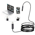 Miniatyrbillede 5 af 11: 7MM 6 LED Endoskop Vandtæt Borescope Inspektionskamera 2m