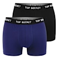 Miniatyrbilde 2 av 5: Boxerkalsonger - 6-pak - Herreundertøy - Størrelse L - Komfortabel Myk Varm - Boxershorts Bomull For Menn Fargemiks: svart, rød, blå, grå black L
