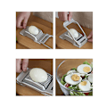 Miniatyrbilde 4 av 5: Eggeløsere i rustfritt stål, oppvaskmaskinsikker, eggdeler, potetskutter, egg