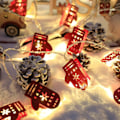Miniatyrbilde 4 av 5: Jule Wrought iron julehansker Strengelys Jule