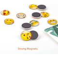 Pikkukuva 4 / 5: Emoji-magneetti Jääkaappimagneetti Dekoratiivinen Valkotaulu Luokkahuonekaappi