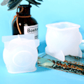 Miniatyrbillede 2 af 5: 3D Gris Silikon Lysform DIY Craft Silikonform