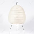 Miniatyrbilde 5 av 5: Bordslampe: Rispapirstående lampe for soverom, arbeidsrom, stue, bar - belysningsarmatur for interiørdesign 3 farger lys B