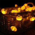 Miniatyrbillede 3 af 5: 2M 10 LED Orange Græskarlys Batteridrevet