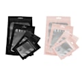 Miniatyrbilde 1 av 5: Klare Zip Lock Mylar-poser med forsegling, Zip Lock-pose, Resealable pose i aluminiumsfolie, 100 stk. Svart