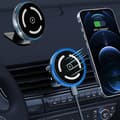 MagSafe billader, 15W hurtiglading trådløs billader, luftventil/dashbord magnetisk telefonholder kompatibel iPhone 15 Pro Plus Max-FA-