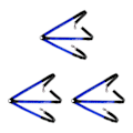 Miniatyrbillede 2 af 5: 1/2/3/5 justerbar LED-hestebrystkrave meget synlig Blue-FA3- Blue 3PCS