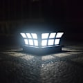 Miniatyrbild 4 av 5: Utomhusbelysning Solcellslampor för stolptoppar, Utomhus LED-uteplatsbelysning för trästolpar, Set med 2 kallvita vattentäta staketlampor
