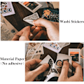 Miniatyrbild 2 av 5: 800 Ark Scrapbooking Stickers, Washi Papper Planner Sticker