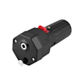Miniatyrbillede 2 af 5: Sort grillmotor, grillmotor i plast med variabel hastighed grillmotor [LGL]