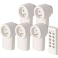 Miniatyrbilde 1 av 2: SCS SENTINEL Kit med 5 fjernstyrte stikkontakter 2300 W