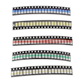 Miniatyrbild 1 av 5: 100 st SMD LED-sortiment av diodlampor Kit Super SMD LED-lampkit 1210