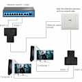 Miniatyrbilde 2 av 4: RJ45-kobling, RJ45 1 hunn til 2 hunn, RJ45-kontaktdeler