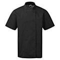 Pikkukuva 1 / 2: Premier Unisex Aikuisten Coolchecker Lyhythihainen Kokkitakki M Musta-FA5- Black M