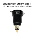 Miniatyrbillede 4 af 8: Motorcykel Aluminium DIN Hella Stik Dobbelt USB Hurtigoplader Adapter-FA3- A9