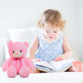 Miniatyrbilde 4 av 5: LED-bamse bamse, søte lysende bamse bamse leker kreative fargerike lysende dukke gaver (A rosa, 30 cm/11,81 tommer)