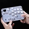 Miniatyrbild 3 av 3: Haute42 Gamerfinger Hitbox Controller Arcade Joystick Street Fight Stick Arcade för PC /Ps3/ Ps4 /Switch Mini Hitbox Tangentbord G13 With RGB