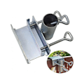 Miniatyrbillede 2 af 3: Metal Balkon Parasol Holder Clamp Gitter Parasol Clamp