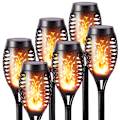Miniatyrbild 1 av 5: Solcellslampor utomhus - 6-pack vattentäta solfacklor