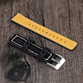 Miniatyrbillede 3 af 4: Armbånd til Samsung Gear S3 Classic / S3 Frontier Læder Sort