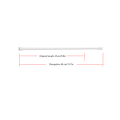 Miniatyrbilde 4 av 8: 2 stk Teleskop Gardinstang Nettstang 25-40cm 2pcs